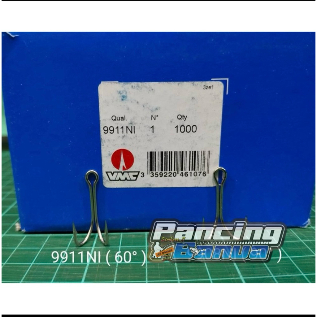 DOUBLE HOOK VMC 60 DEGREE 9911N1 PER 100PC