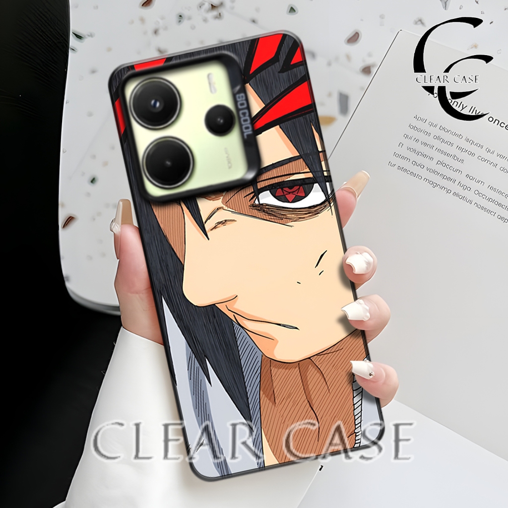 CLEARCASE - Softcase So Cool Redmi หมายเหตุ 14 4G ล่าสุดกรณี Fusion Motif Sasuke Kesing Hp Xiaomi Re