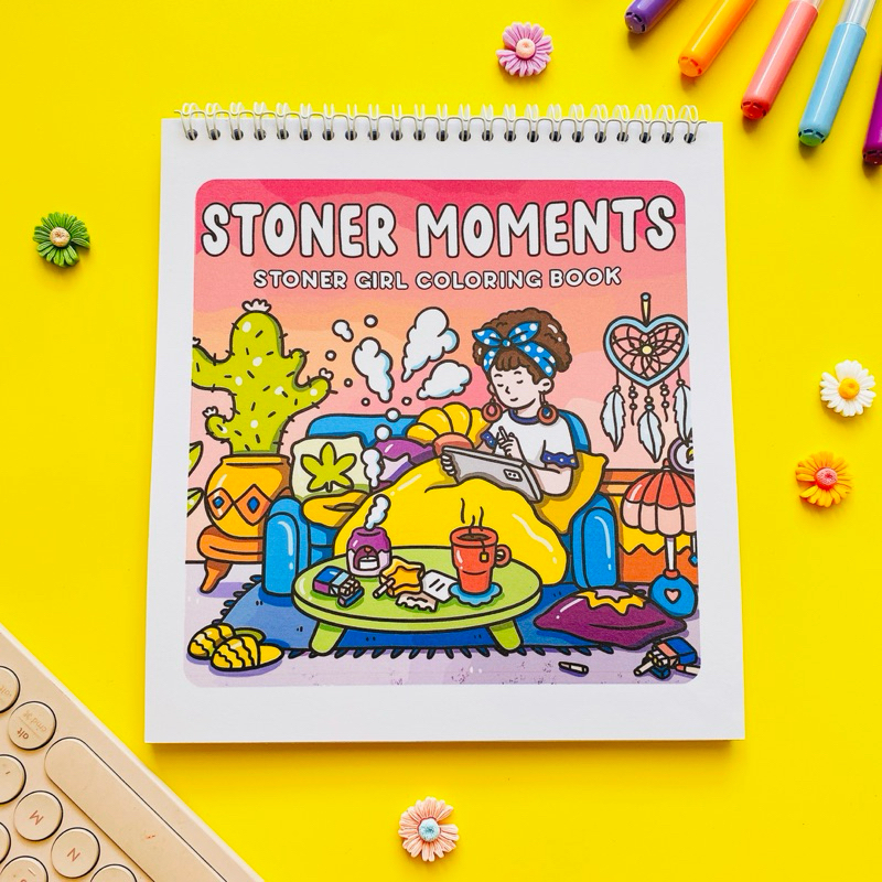 สมุดระบายสี Stonner Moments Stoner Girl
