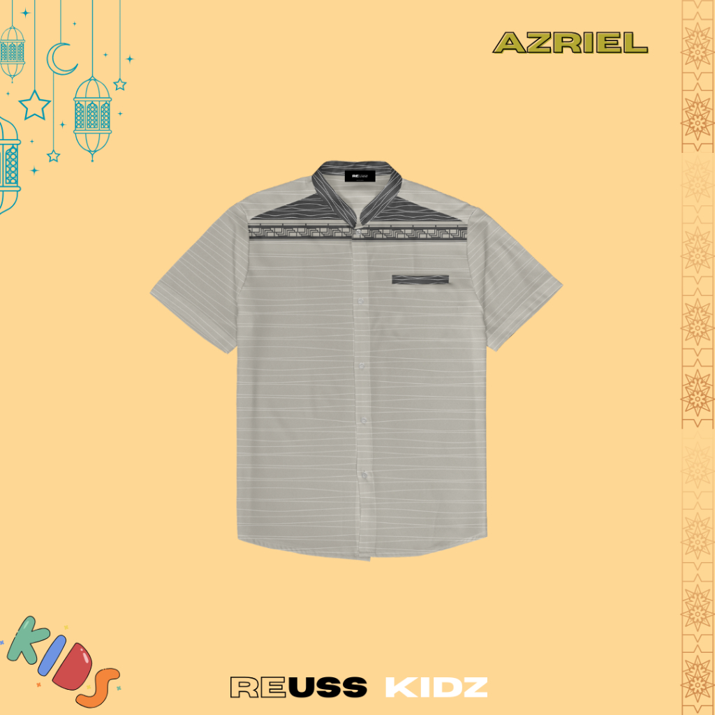 เสื้อ Reuss Muslim Koko สําหรับเด็กผู้ชาย - AZRIEL