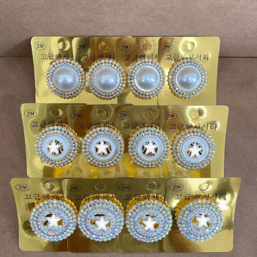 แหวนฮิญาบเพอมาตะสมัยใหม่ | แหวนฮิญาบโมเดิร์น | แหวนผ้าคลุมหน้าสุดหรู | แหวนฮิญาบสวยๆ | รหัส JM123-4