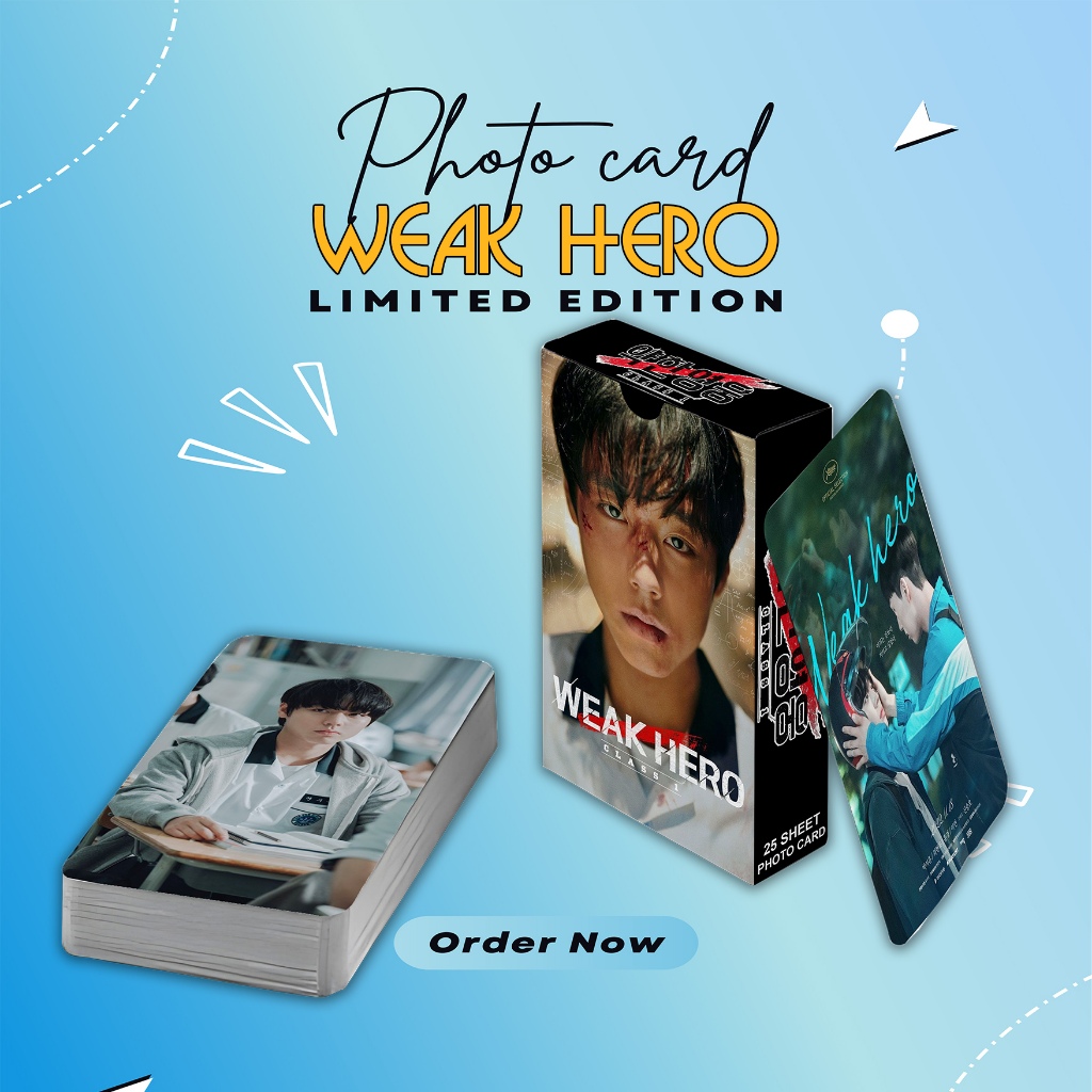 Photocard SET JI HOON DRAMA KOREA WEAK HERO PREMIUM FREE BOX
