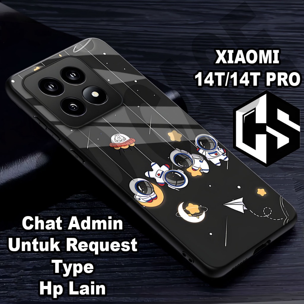 HP Shiny glossed Softcase สําหรับ XIAOMI 14T/14T PRO โทรศัพท์มือถือประเภท/Nasa Motif/กรณี Xiaomi 14t