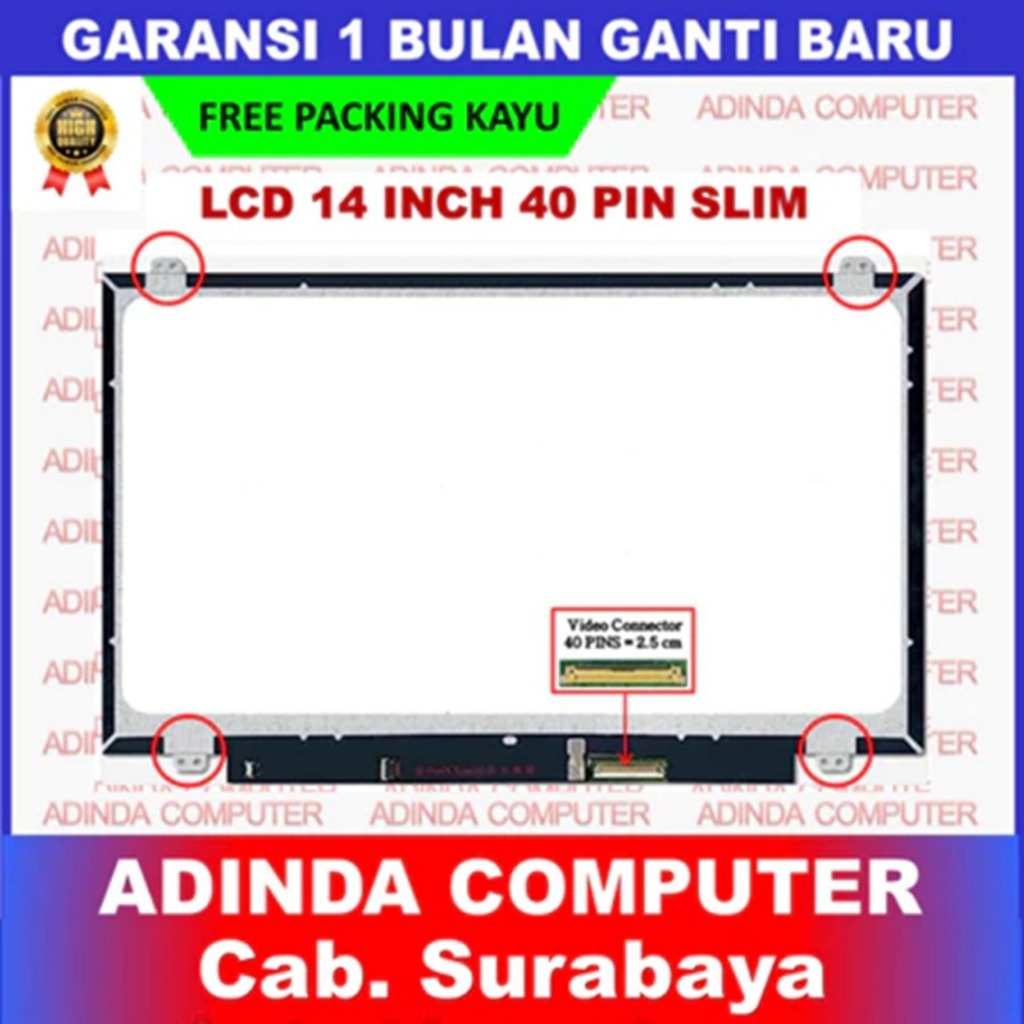 LCD LED Toshiba Satellite M840 M845 P840 P840T P845 14.0 นิ้ว 40 Slim