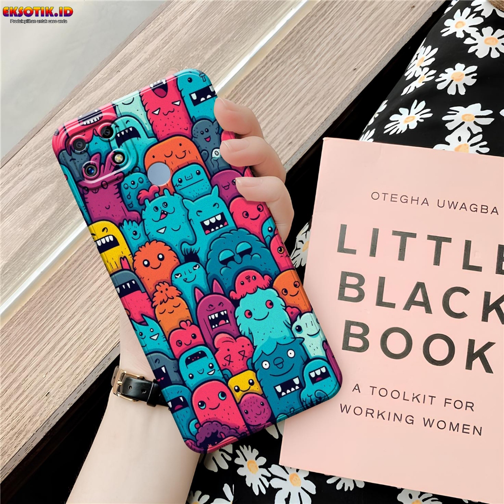 เคสRealme C12 - เคสRealme C12 - เคสแฟชั่น - Realme C12 Silicone - Cool and Cute Motips - Realme C12 