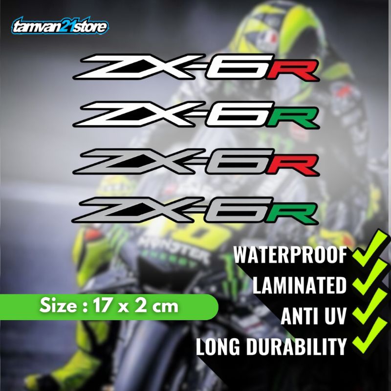 ZX6R ZX-6R KAWASAKI MOTORCYCLE BODY STICKER