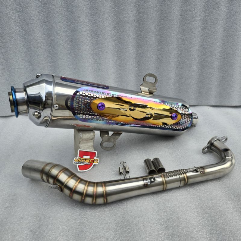 ท่อไอเสียมาตรฐาน Inlet 38 mm Aerox Old Aerox New Nmax PCX Beat Scoopy Mio Vario