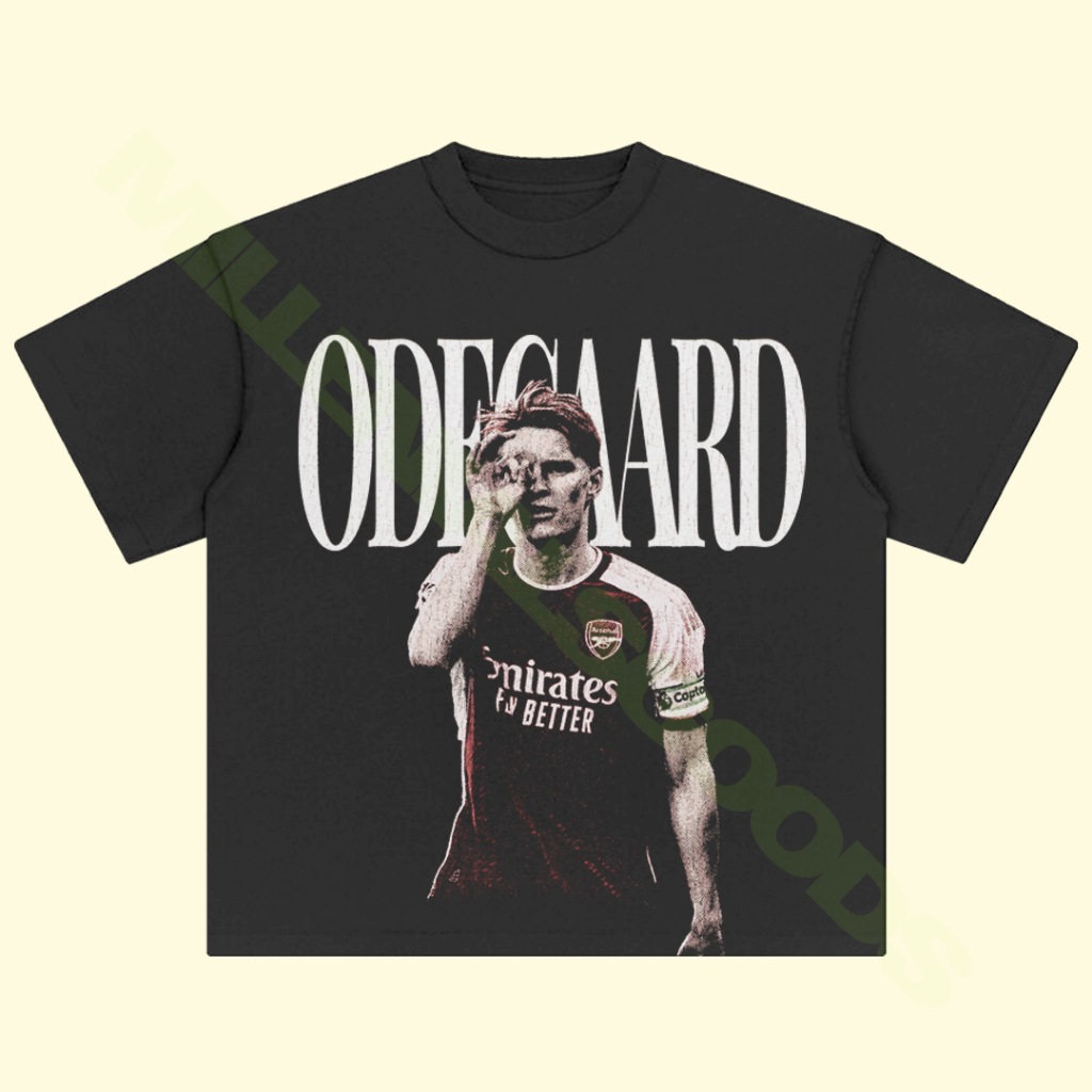 Martin ODEGAARD FOOTBALL - BOXY OVERSIZED/REGULAR MILLENIALS เสื้อยืด