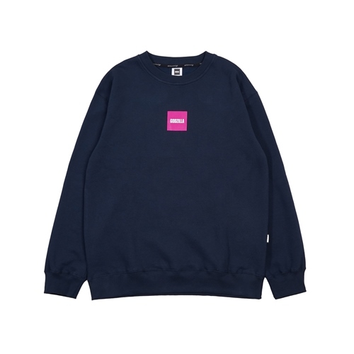 Bloods X Godzilla Bloods Shield เสื้อสเวตเตอร์ คอกลม