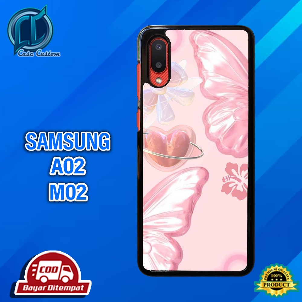 เคส SAMSUNG A02/M02 ใช้งานได้สําหรับโทรศัพท์มือถือทุกประเภท ยัง _เคสเงาล่าสุด _เคสแบบกําหนดเอง_Hardc
