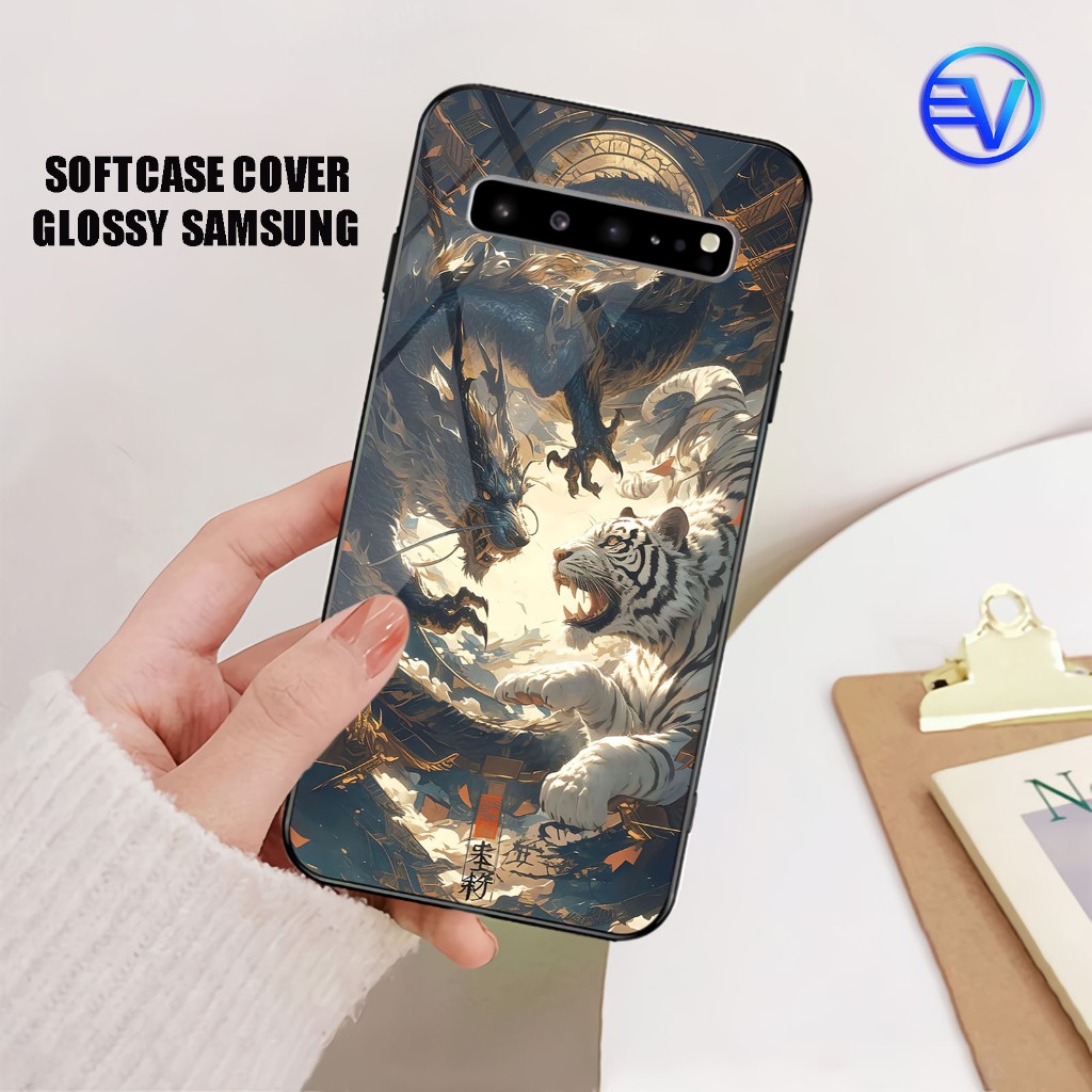 [ GT83 NAGA ] Softcase SAMSUNG S10/S10 PLUS Case กระจกแวววาว Sublime ซิลิโคน Samsung