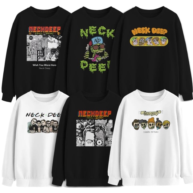 เสื้อสเวตเตอร์วง Neckdeep (Lowlife) สําหรับผู้ชายและผู้หญิง