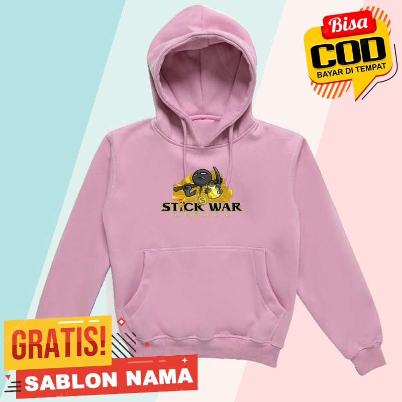 Stick War เสื้อแจ็คเก็ตมีฮู้ดเด็ก / Boys & Girls Hoodie เสื้อกันหนาวเสื้อแจ็คเก็ตที่กําหนดเองชื่อ St