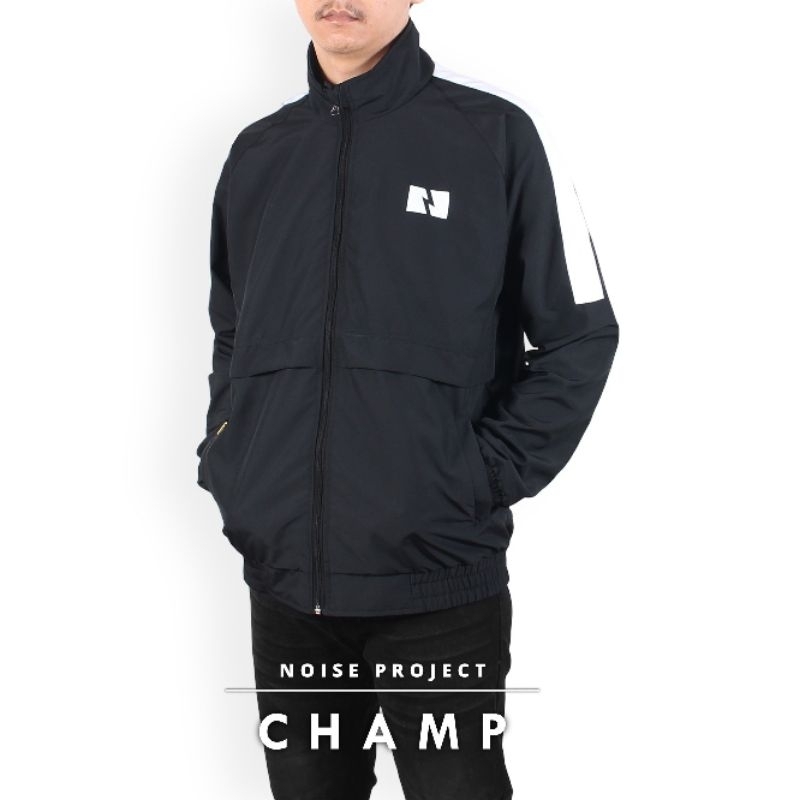 สีดํา - Noise Project Tracktop Jacket Noise Projection Tracktop Champ