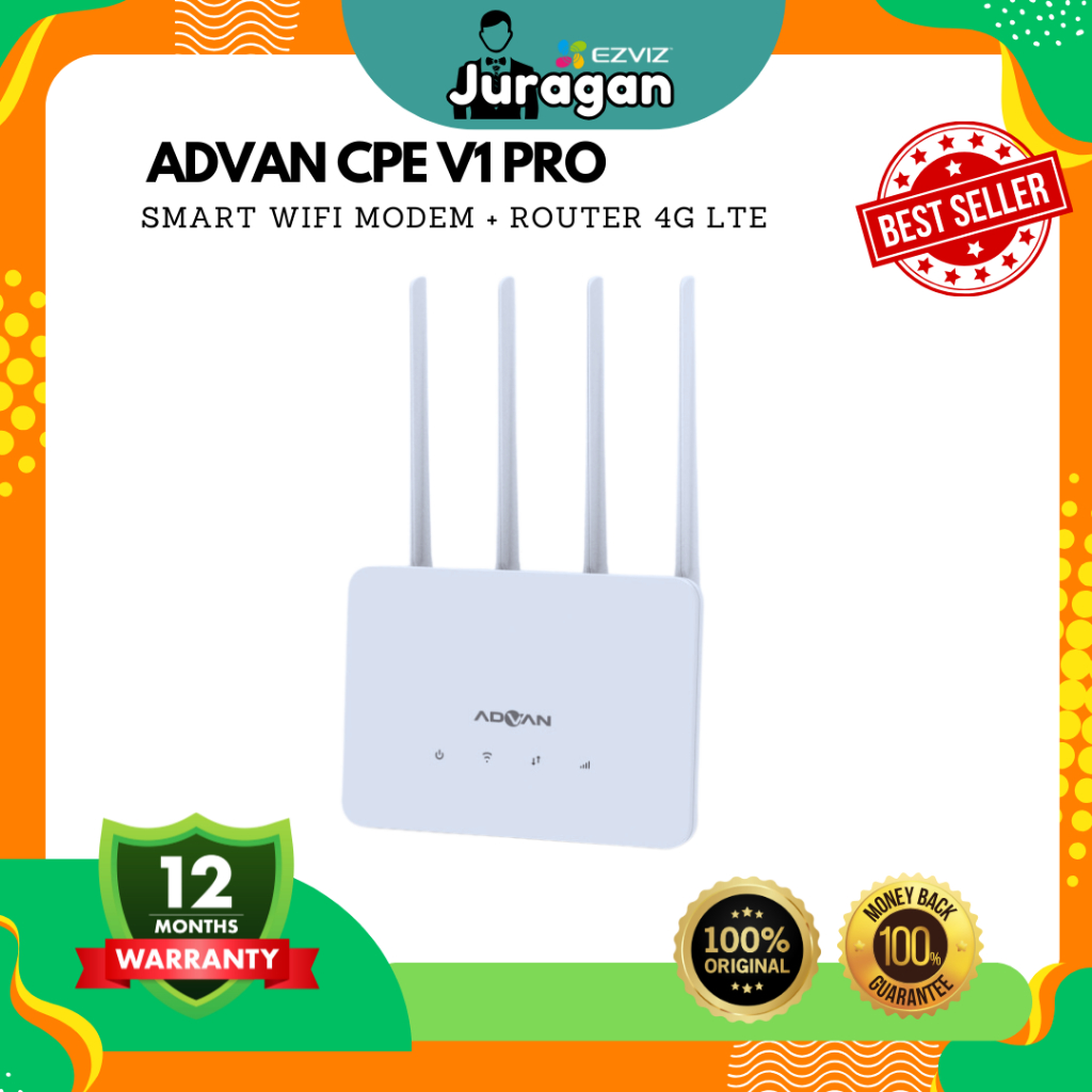 ADVAN CPE V1 PRO เราเตอร์โมเด็ม WiFi อัจฉริยะ 4G LTE