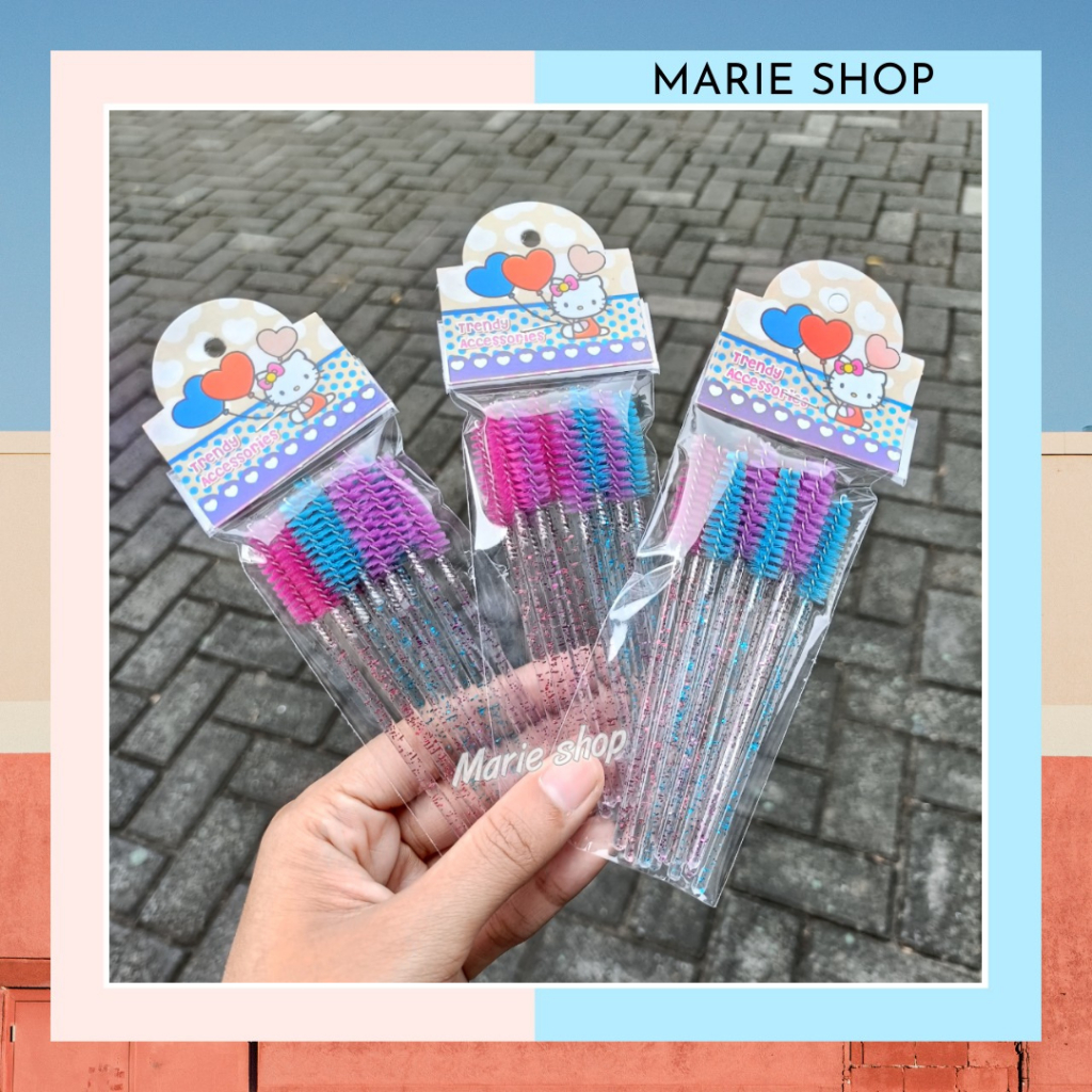 MATA MASCARA WAND GLITTER - EYELASH EXTENSION COMB - มาสคาร่าแบบแท่ง SPOOLERS SPOOLIE