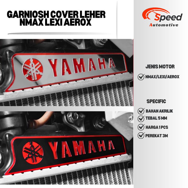 YAMAHA NMAX AEROX LEXI ACRYLIC TWO TONE RADIATOR ฝาครอบคอ GARNISH