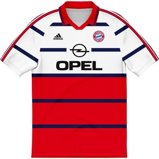 Jersey retro FC Bayern Munchen 1998-1999 fullprint gratis nameset