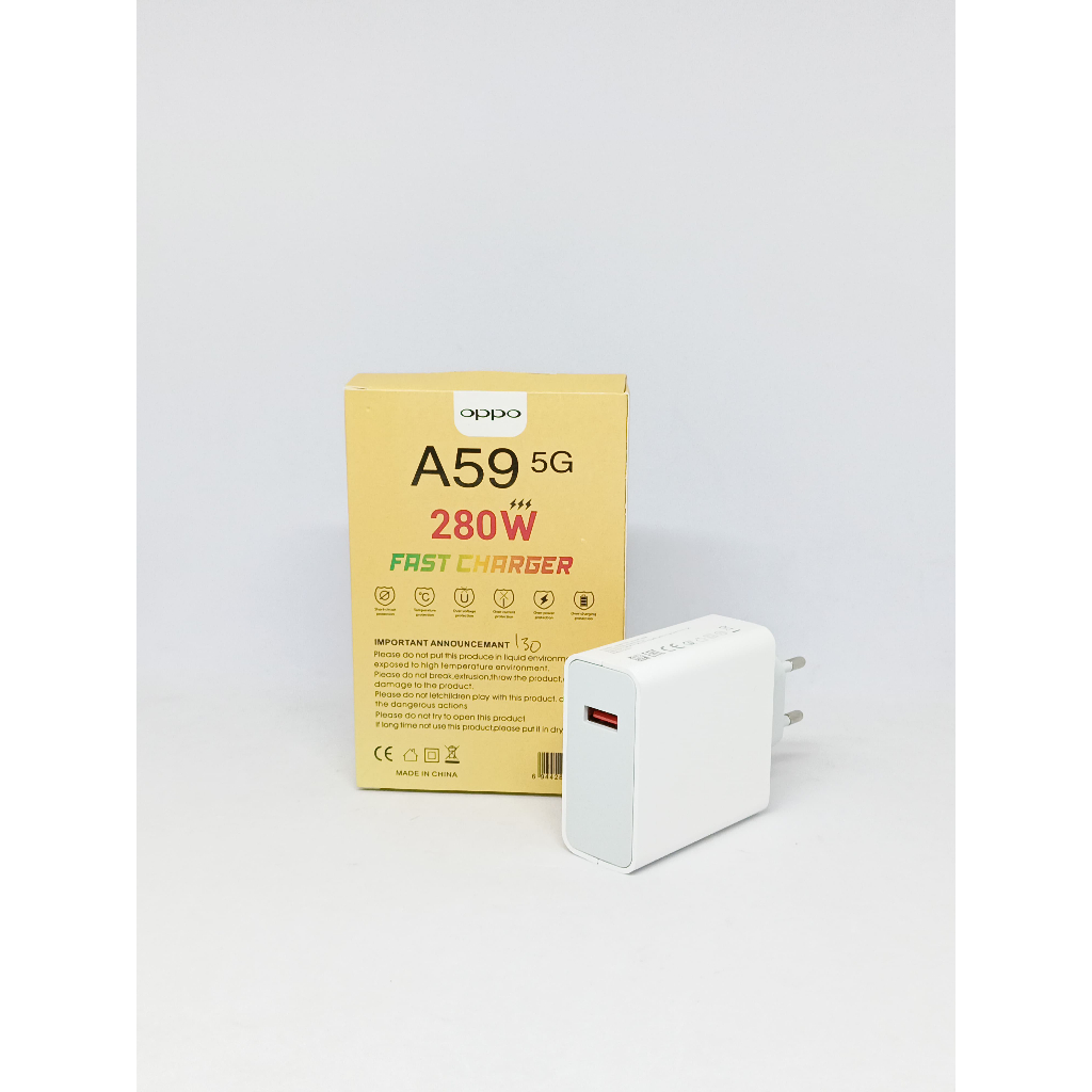 สินค้ายอดนิยม OPPO A59 5G 280W SUPERVOOC CHARGER HEAD / FAST CHARGER ADAPTER คุณภาพดีที่สุด