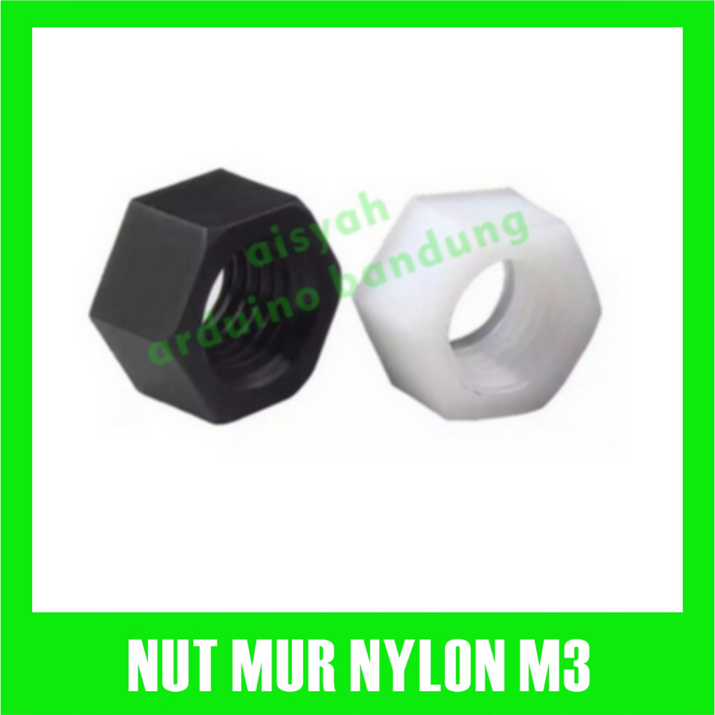 Nut Nylon M3 Pillar Spacer PCB M3 Standoff Nut M3 mm Nylon
