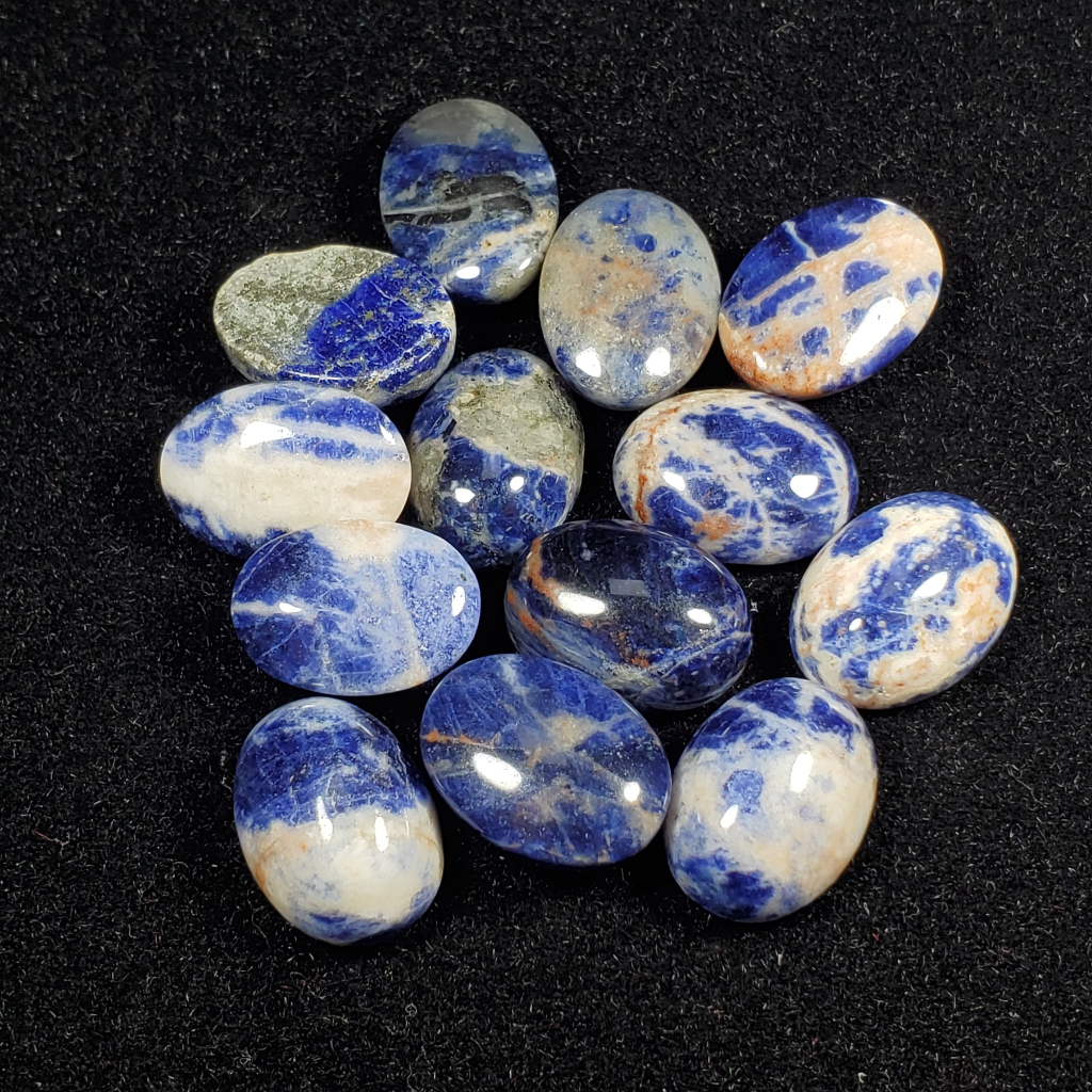 Chabocon Sodalite Loose Stone 5g – Natural – Certified – Blue – เกรด A (สุ่ม)
