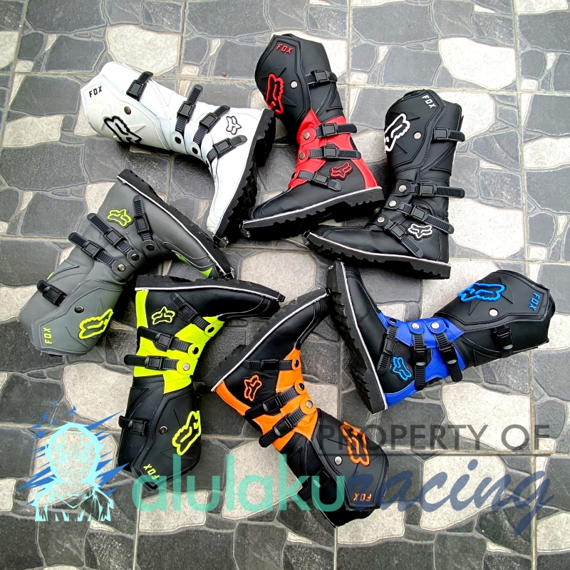 LOKAL Local Motocross X Trail Boots Riding SV คุณภาพระดับพรีเมียมพร้อมตัวป้องกันความปลอดภัย - M4