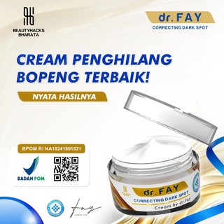 Cream dr. FAY Original Penghilang Bopeng Bekas Jerawat Berlubang Menghilangkan Flek Hitam di Wajah