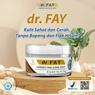 dr FAY Cream Original Penghilang Bopeng Bekas Jerawat Hilangkan Flek Hitam Membandel di Wajah BPOM