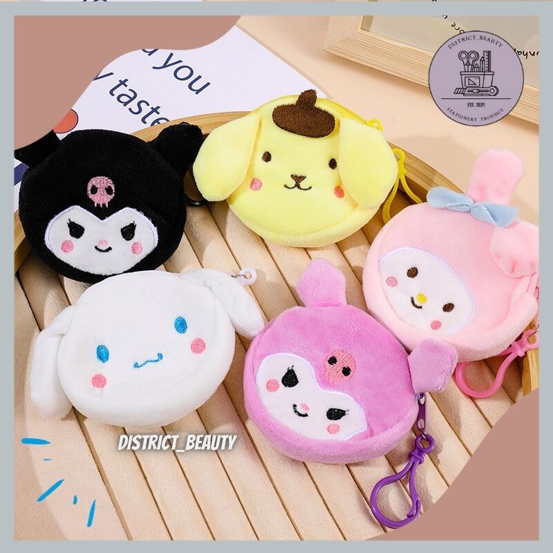 GANTUNGAN SANRIO COIN WALLET KEYCHAIN POUCH POCH COIN WALLET CUTE SANRIO COIN WALLET
