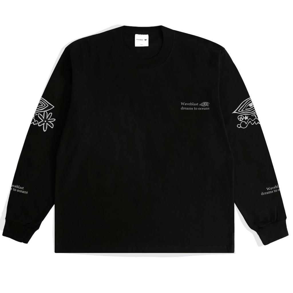 Waveblast Longsleeve - Oceans Black