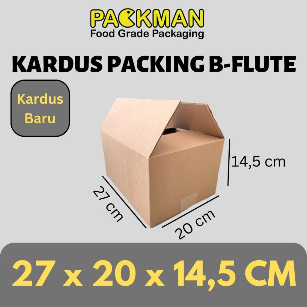 CARDBOARD PACKING 27x20x14.5 ซม. / CORRUGATED CARDBOARD BOX B-FLUTE / ONLINE PACKING