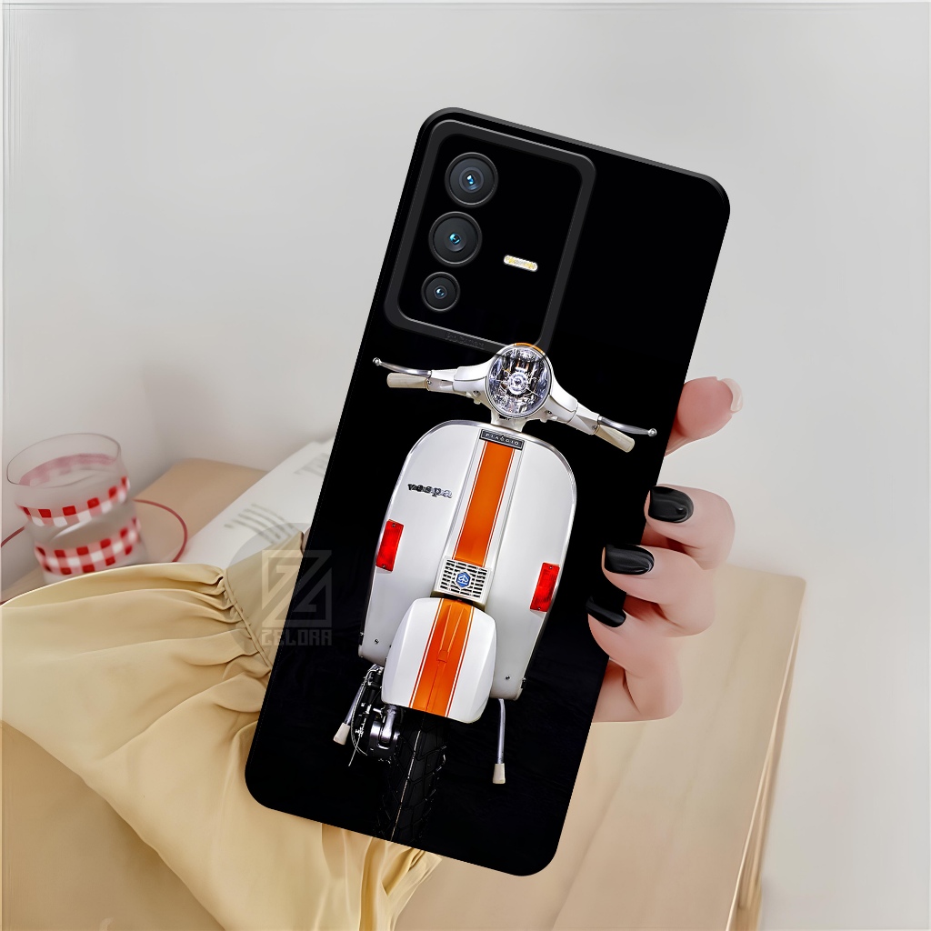 Softcase Vivo V23 5G - ZELORA - เคสแฟชั่น Vespa - เคส Vivo V23 5G - เคส Vivo V23 5G - Silicone Hp - 