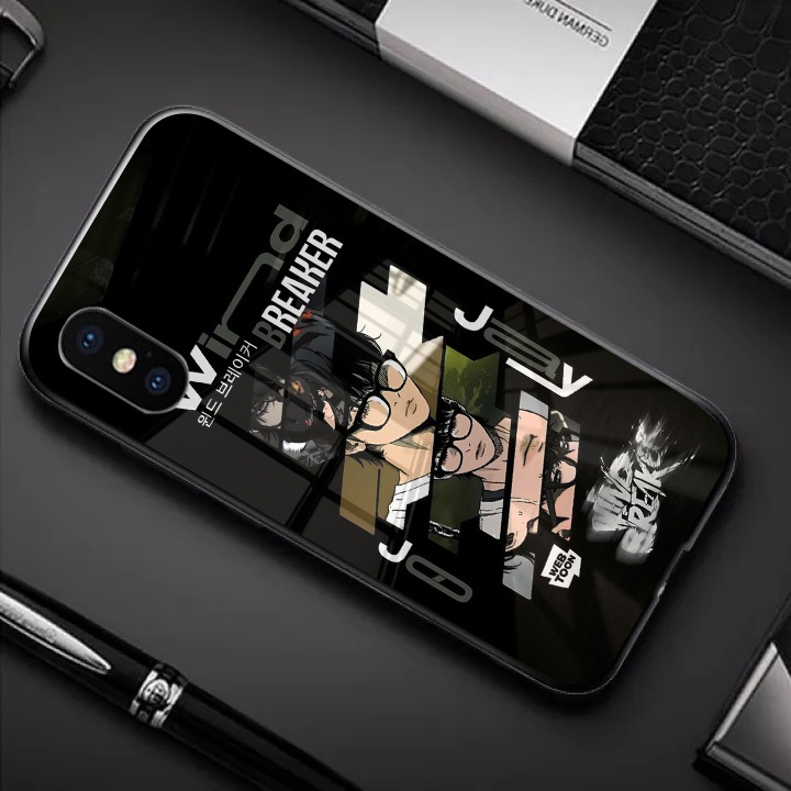(U27) Softcase Glass Manhwa Wind Breaker Iphone 5 5S 6 6S 6+ 6S+ 7 7+ 8 8 8+