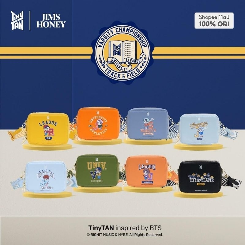 จิมส์ น้ําผึ้ง | Tiny TAN - Tiny TAN LEAGUE SERIES - กระเป๋าสะพายข้างผู้หญิง