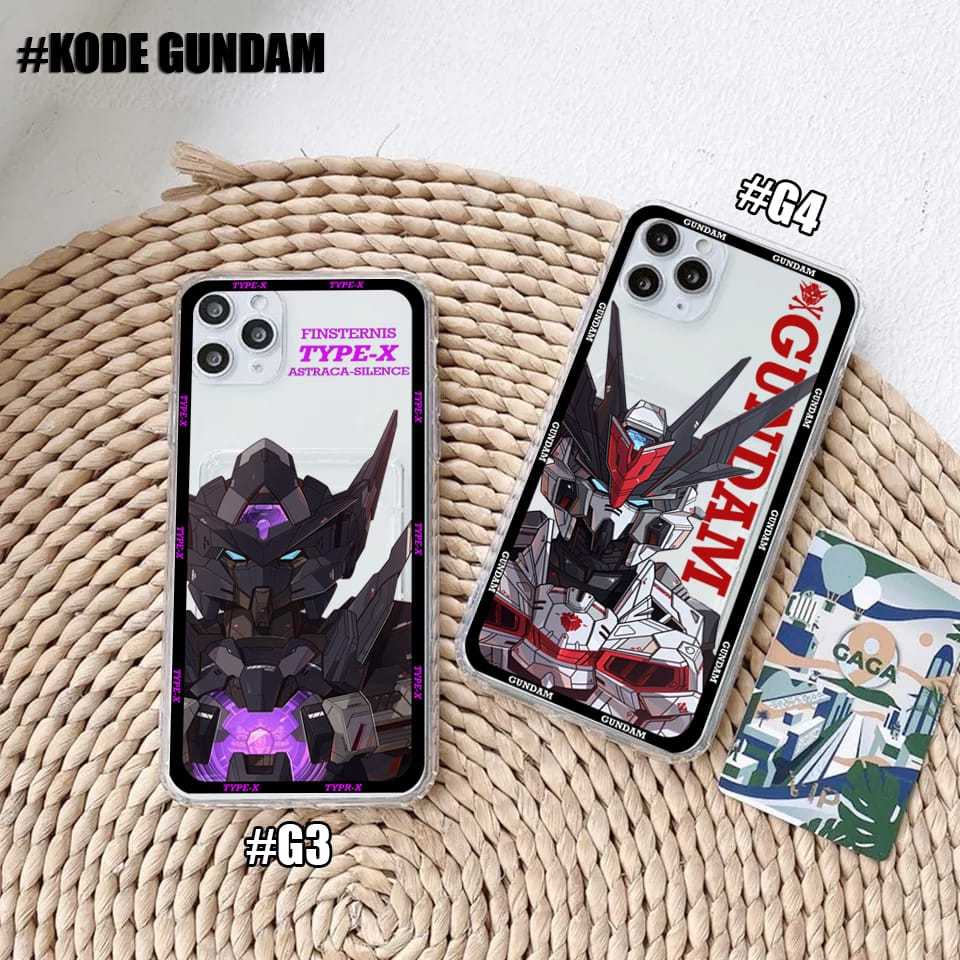 Card Slot Case/Clear Card Case Gundam Robot Image Case สําหรับ Infinix Hot 12I Infinix Smart 8 Infin