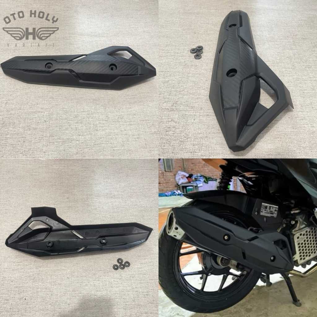 EXHAUST PROTECTOR, ฝาครอบ EXHAUST, AIR BLADE SHIELD, รุ่น LATEST, VIETAM EXHAUST SHIELD, PNP VARIO 1