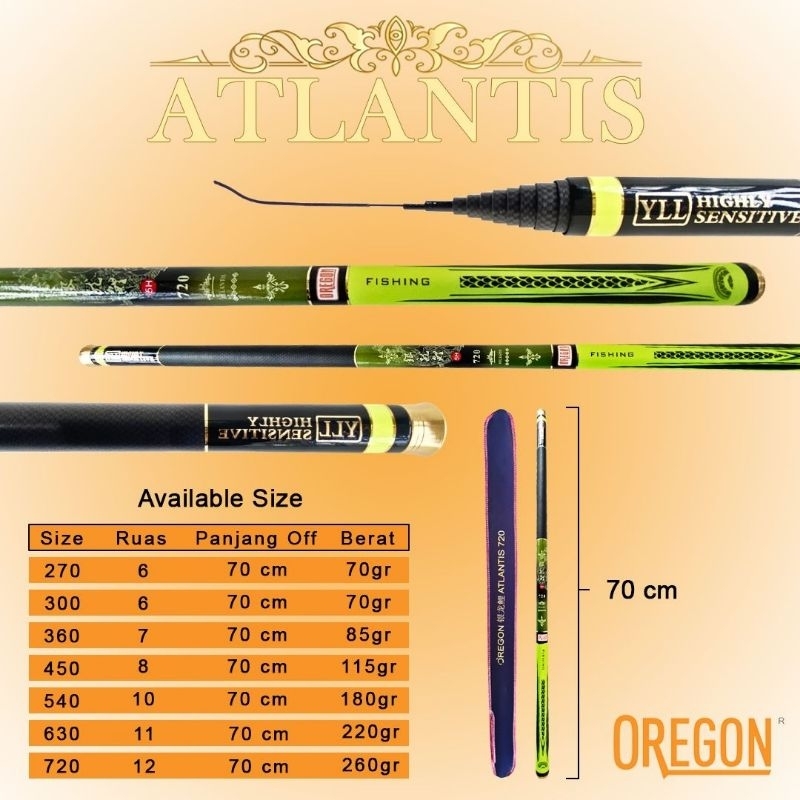 คันเบ็ด OREGON ATLANTIS