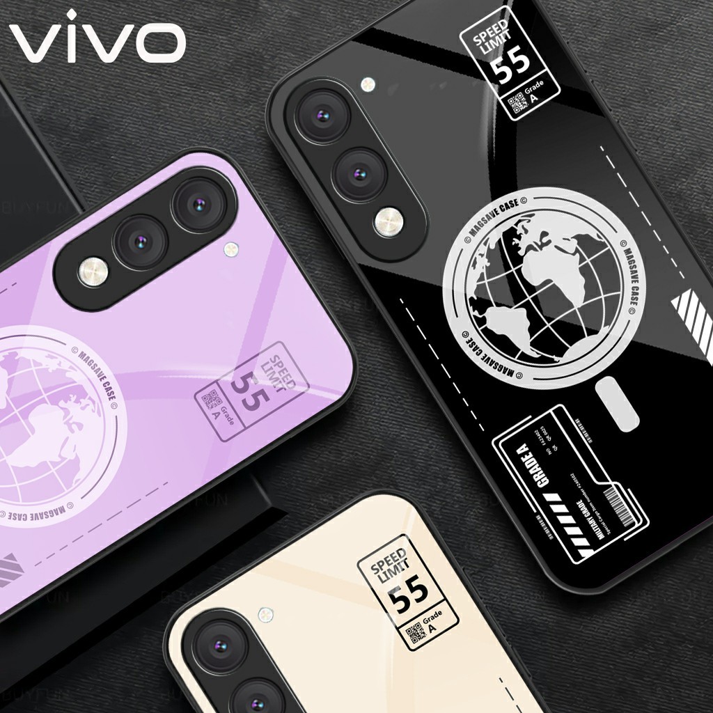 Softcase Glass Case Vivo Y04 4G ล่าสุด 2025 Vivo Y04 4G เคสมือถือ - อุปกรณ์โทรศัพท์มือถือ - Vivo Y04