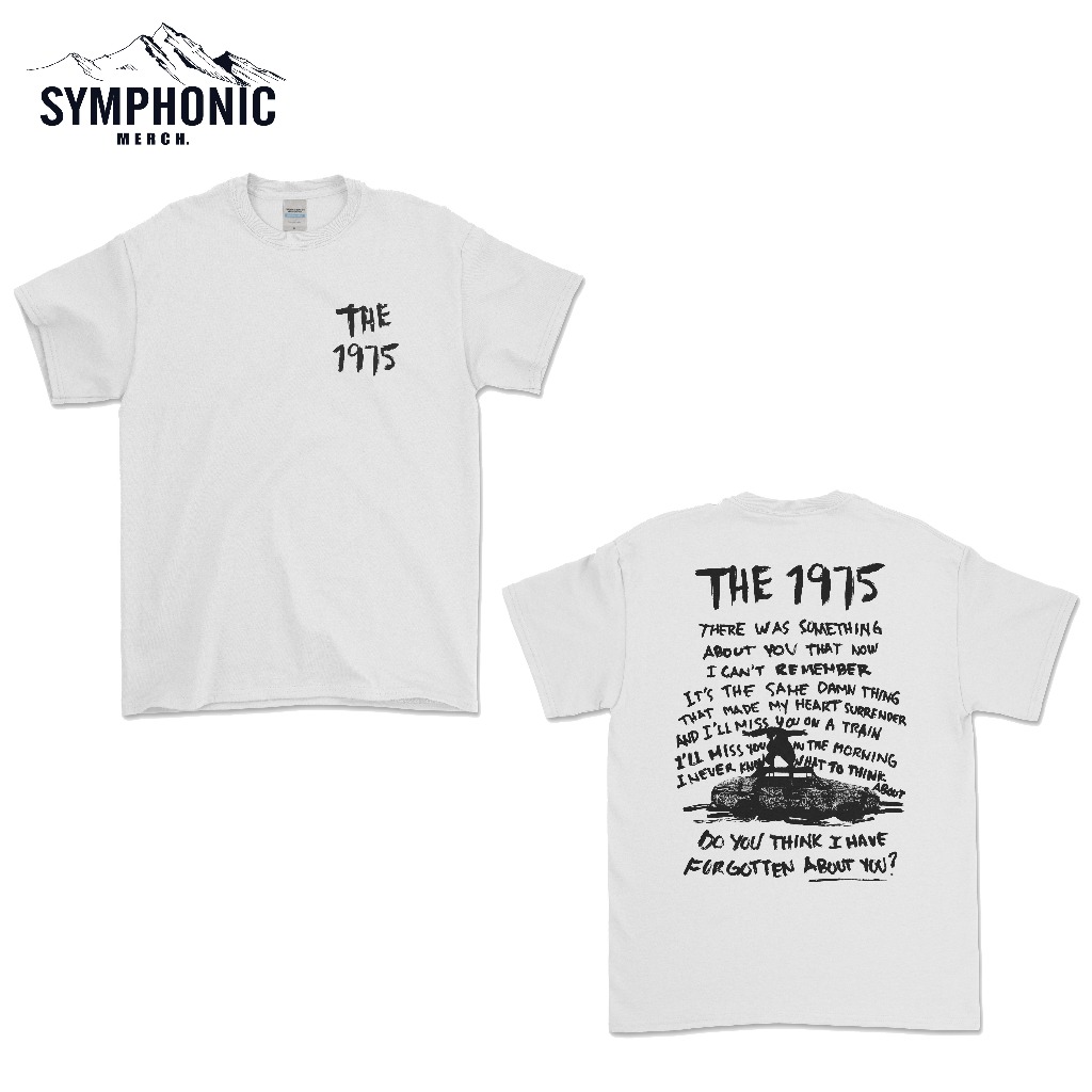 THE 1975 ABOUT YOU MUSIC BAND เสื้อยืดด้านหลังด้านหน้า