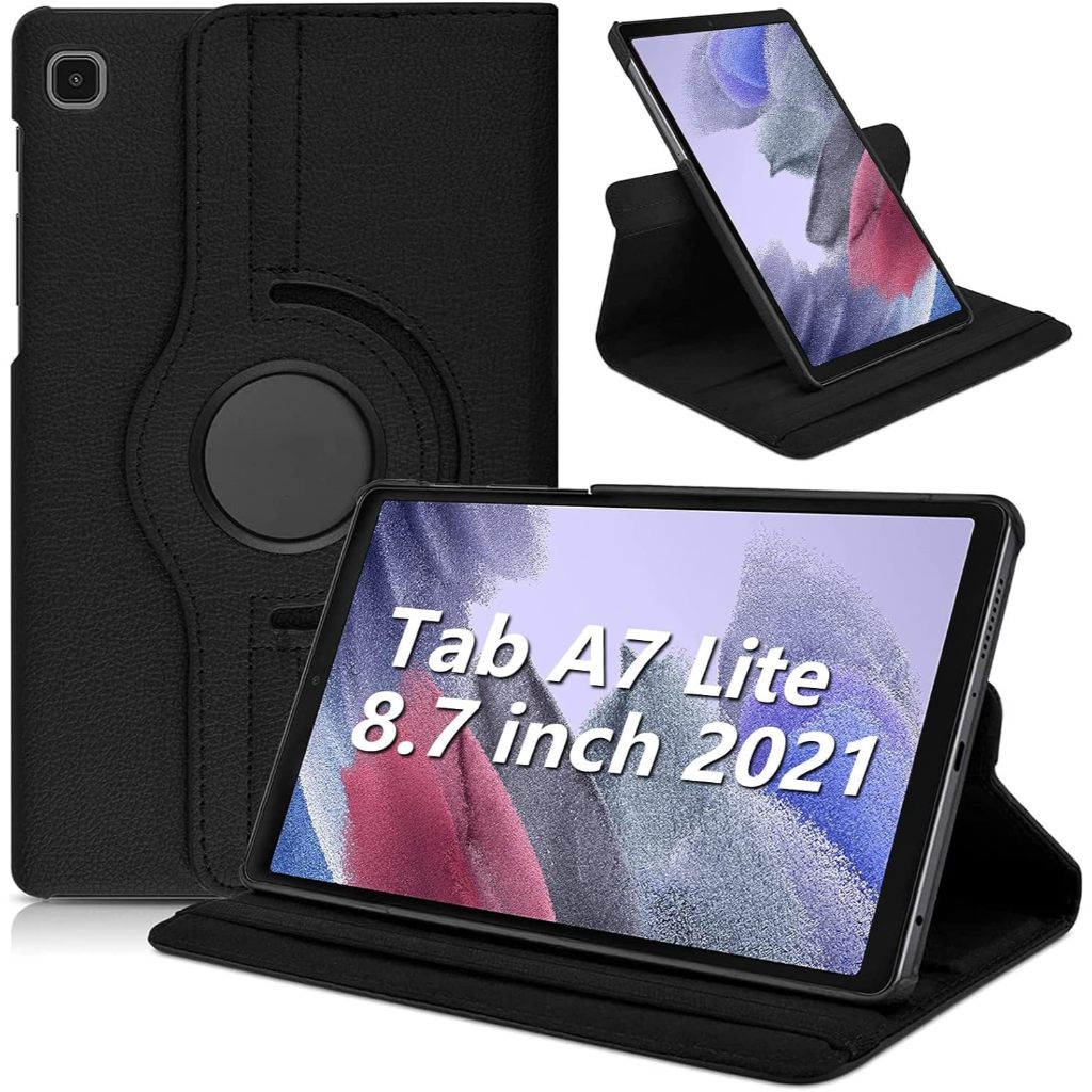 Samsung Galaxy Tab A7 Lite - 8.7 นิ้ว 2021 T225 Case Flip Cover Casing Rotary Flip Case Standing