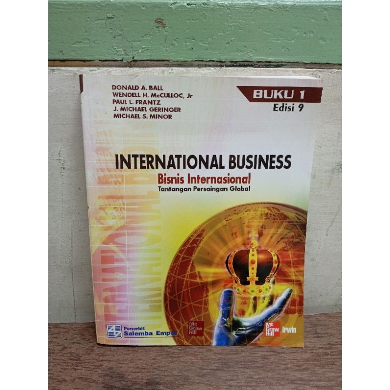 ต้นฉบับ INTERNATIONAL BUSINESS BOOK GLOBAL EXPLANATION CHALLENGE BOOK 1 9TH EDITION DONALD A. ลูกบอล