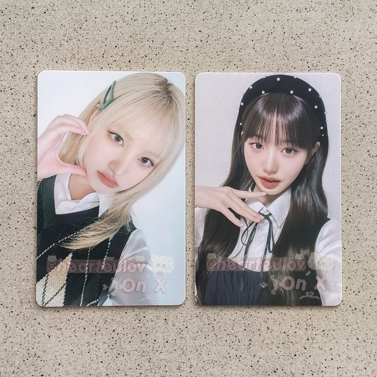 [เป็นทางการ] Photocard Wonyoung Liz Ive Papa Johns