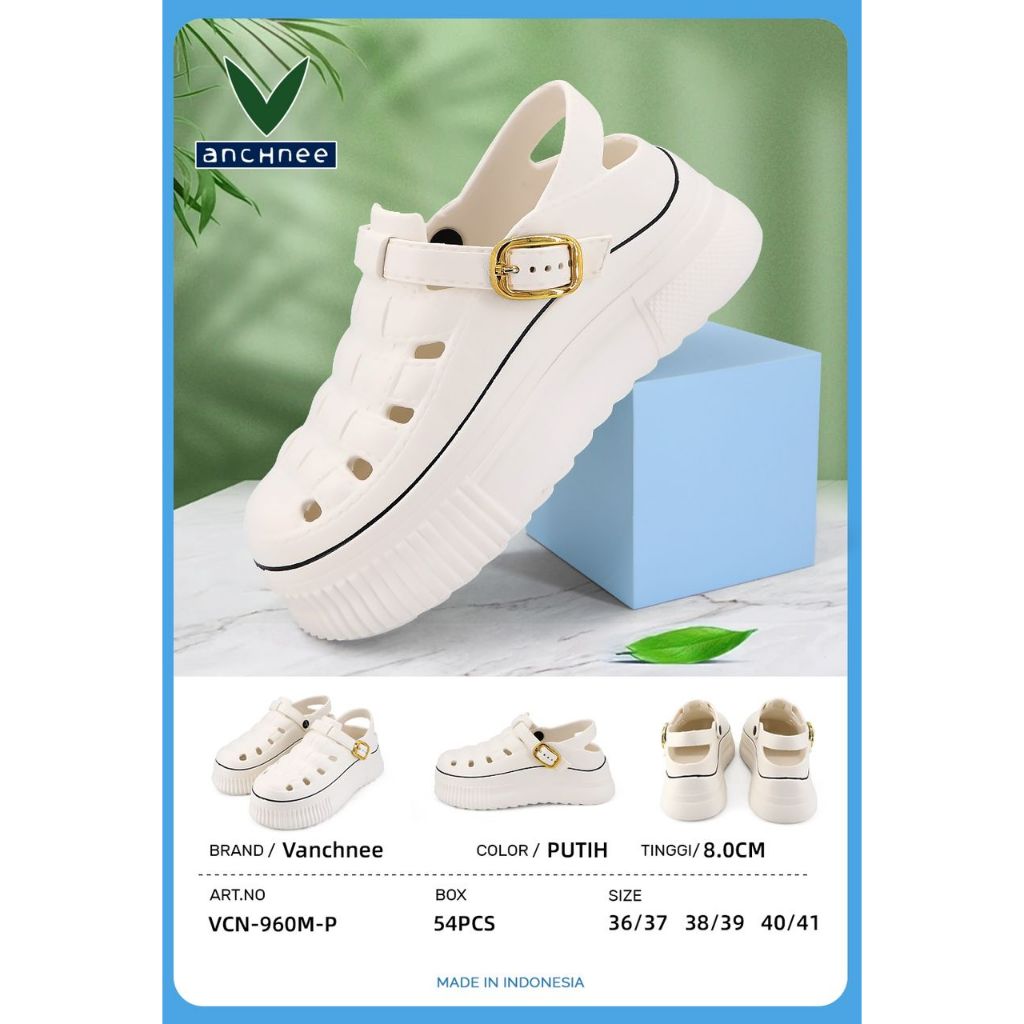 Eva Rubber Platform Slingback Shoes 9020-X1 PLATOSPT