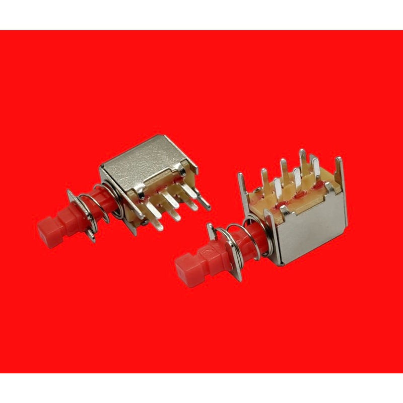 TOMBOL DPDT SWITCH DPDT PS-22F03 KNOB A03 DIRECT SWITCH ปุ่มขนาด 10 มม.