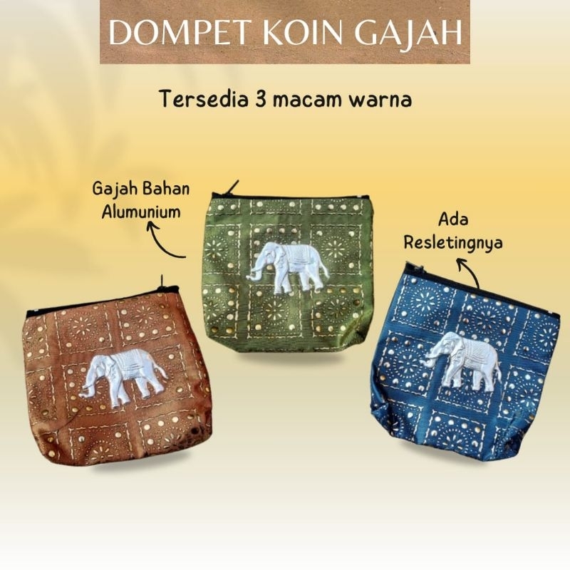 Original THAI ELEPHANT COIN WALLET