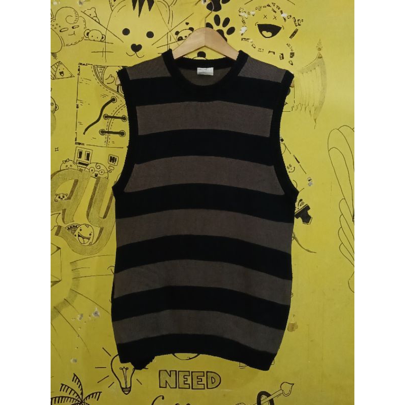 เสื้อกั๊กถักลายทาง B-One Soul