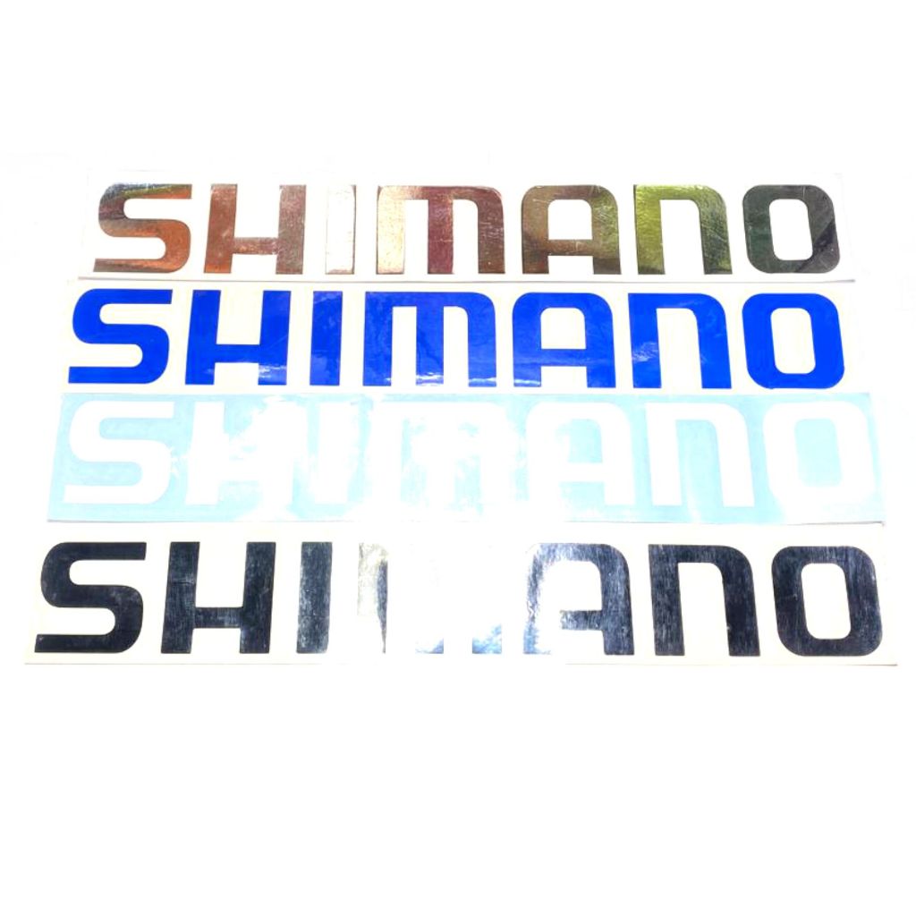 SHIMANO สติ๊กเกอร์ตัดชิมาโน่ สติ๊กเกอร์โลโก้