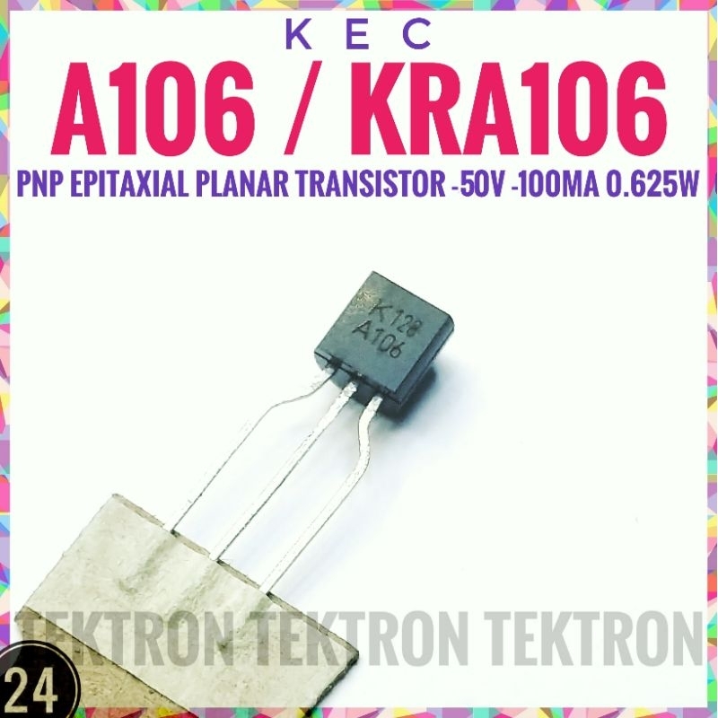 KEC KRA106 PNP ทรานซิสเตอร์ A106 KRA 106 A TR -50V -100mA Original ORI