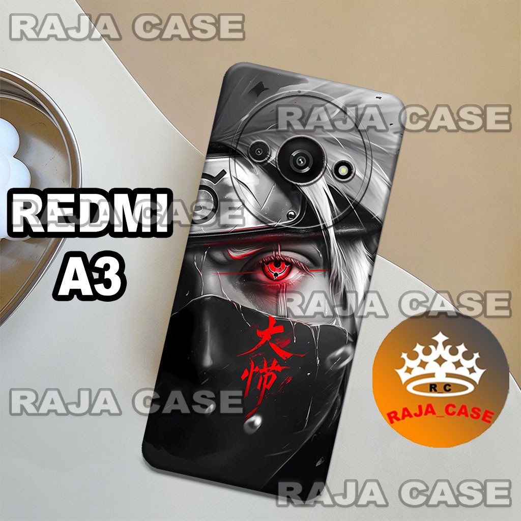 HP Rc7/ REDMI A3 ยางนุ่ม - Naruto Motif - เคสมือถือ REDMI A3 - ปลอก REDMI A3 - ซิลิโคน REDMI A3 - เค