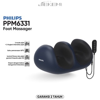 Philips Massager PPM6331 Mesin Pijat Kaki Pijat Refleksi Pemijat Kaki Dan Sol Pemijat Kaki Dan Betis Kompres Panas Adonan Otomatis Sepenuhnya